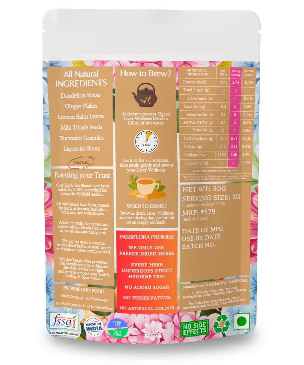 Liver Wellness back | Passiflora